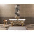 Jualan Panas Popular Double End Clawfoot Freestanding Bathtub